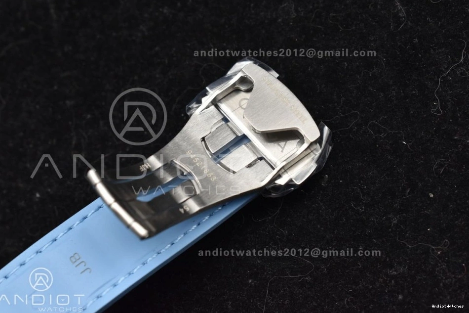 Edition Blue Best Terra Worldtimer Summer GMT A8938 43mm Rubber 511 Clone Comfortable VSF on Aqua Dial Super 1:1 Strap Blue 1101